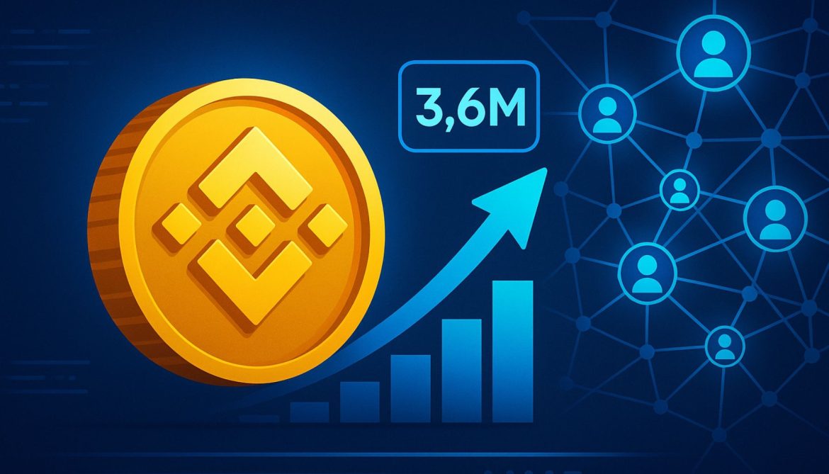 BNB Active Addresses Hit Record 3.6 Million – Analyst Explains Network Growth