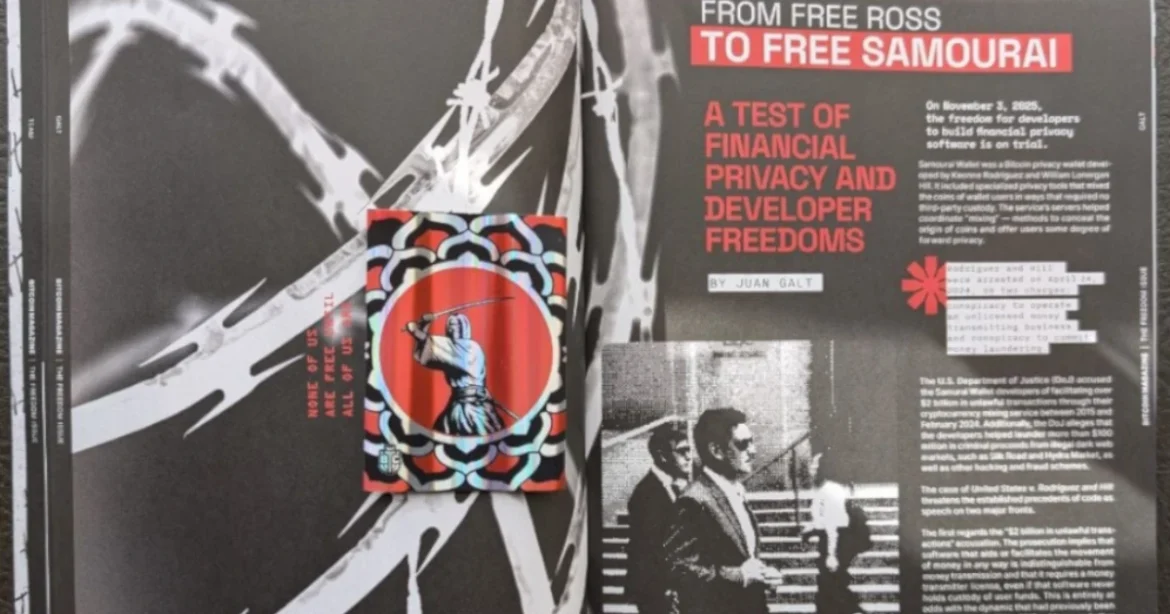 A Test Of Financial Privacy And Developer Freedoms